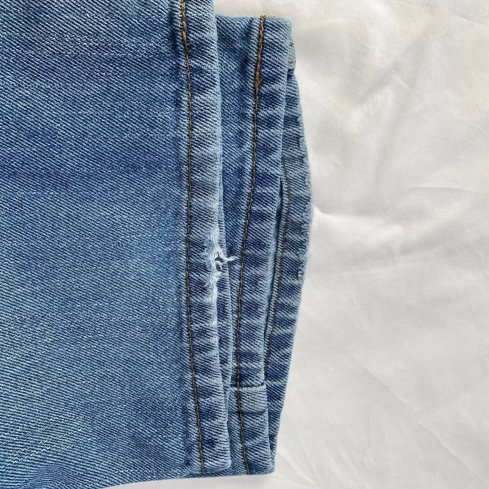 Levi's 505 Jeans Men's 36x32 Blue Straight Leg Denim Light Wash